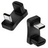 AreMe 180 Degree Angle USB C Adapter 2 Pack, 180°