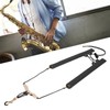 Saxophone Shoulder Strap Folding Artificial Leather No Stress On Neck