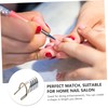 Healvian 3sets Stylish Nail Forms Stickers for Gel Extensions Easy
