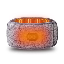 PENIOR Electric Heated Waist Belt, Hot Belt, Hot Pad, Far Infrared, Hot Supporter for Waist, Stomach Warmer, Thin, Home, Office, Menstruation, USB Powered, Unisex, One Size Fits Most