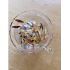 Murano NEW Murano Confetti Studio Art Glass Mug Hand Blown