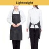 EZONEDEAL Bib Apron, Unisex Aprons Adjustable Waterdrop Resistant With 2