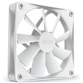 Nzxt F120Q Quiet Airflow Fans - RF-Q12SF-W1 - Increase Air Volume - Quiet Operation - Long Term Durability - 120mm Fan Single Pack - White