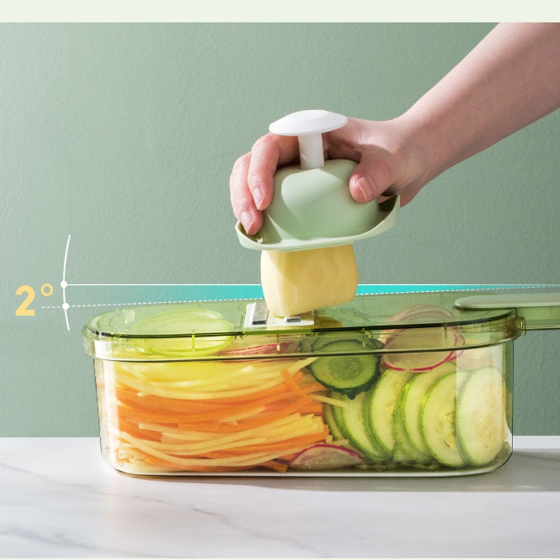 Vegetable Cutter Vegetable Slicers 304 Stainless Steel Transparent Food Chopper