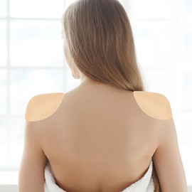 VALICLUD - almohadillas para orejas de hombro para prevención de hombros, accesorios de costura, almohadillas para orejas de hombro con borde para chamarra, chamarra para hombres y mujeres, tono