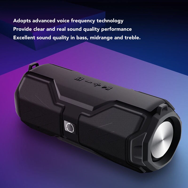 Bluetooth Speaker Multifunction Clear Sound Quality 1200mAh Battery Touch Portable