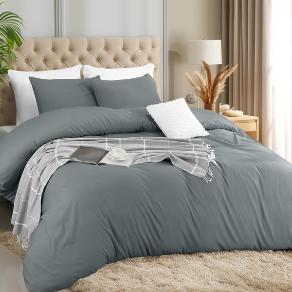 Utopia Bedding Duvet Cover Set with Pillowcases - 3 Pieces