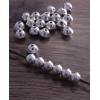 Unbranded Sterling Silver Bench Made Beads 6mm (pack of 10