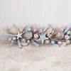 HOLIDAY TREE Handcrafted 48'' Shell Coastal Summer Garland for Home,