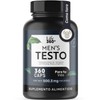 LIFE 360 Mens Testo  360 Cpsulas  Maca Negra, Maca Roja y Maca Amarilla, L-Arginina, Zinc, Vitamina D, Magnesio, Ginseng y Guarana  Suplemento...     