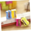 24Pcs Handheld Pencil Sharpeners Manual Pencil Sharpeners Mixed Colors for