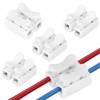 80 PCS CH2 Quick Spring Wire Connector Blocks， Electrical Cable