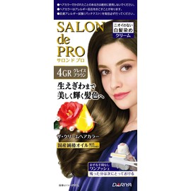 Salon de Pro Gray Hair Dye The Cream Hair Color 4GR Grace Brown [Quasi-Drug]