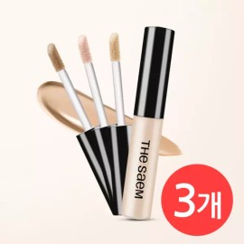 The Saem 더샘 커버 퍼펙션 팁 컨실러 10종/브라이트너/그린/피치[3개] The Saem Cover Perfection Tip Concealer 10 Types / Brightener / Green / Peach [3 pcs] [Tip Concealer No. 0.5 Ice Beige ★ 3 pieces]