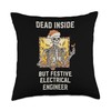 Christmas Holiday Gifts and Designs Dead Inside Festive Electrical Engineer