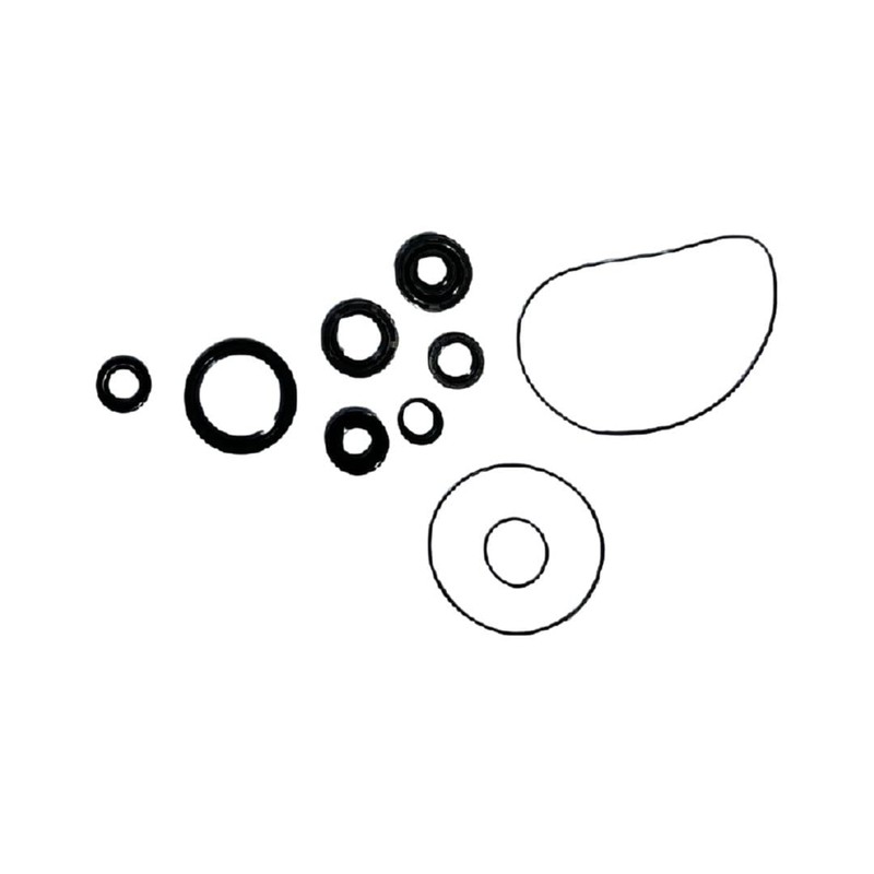 Top and Bottom End Engine Gasket Kit Set with Oil