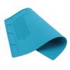 Silicone Soldering Mat with 25cm Scale Prevent Slipping Watch Repair