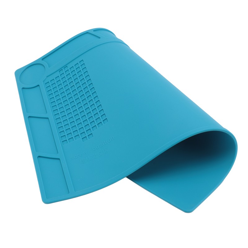 Silicone Soldering Mat with 25cm Scale Prevent Slipping Watch Repair
