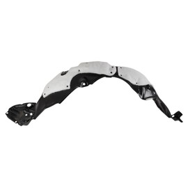 TRQ TRQ Front Right Inner Fender Liner Black Passenger Side Compatible with 2012-2014 Toyota Prius C TO1249186