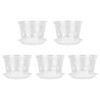 5 Sets Orchid Flower Pot Breathable Clear Orchid Planting Pot