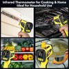 Infrared Thermometer Gun, TEMIRUP Digital Laser Temperature Gun with Adjustable