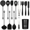 13 Pieces Kitchen Utensil Set, Silicone Cooking Utensils, Stainless Steel