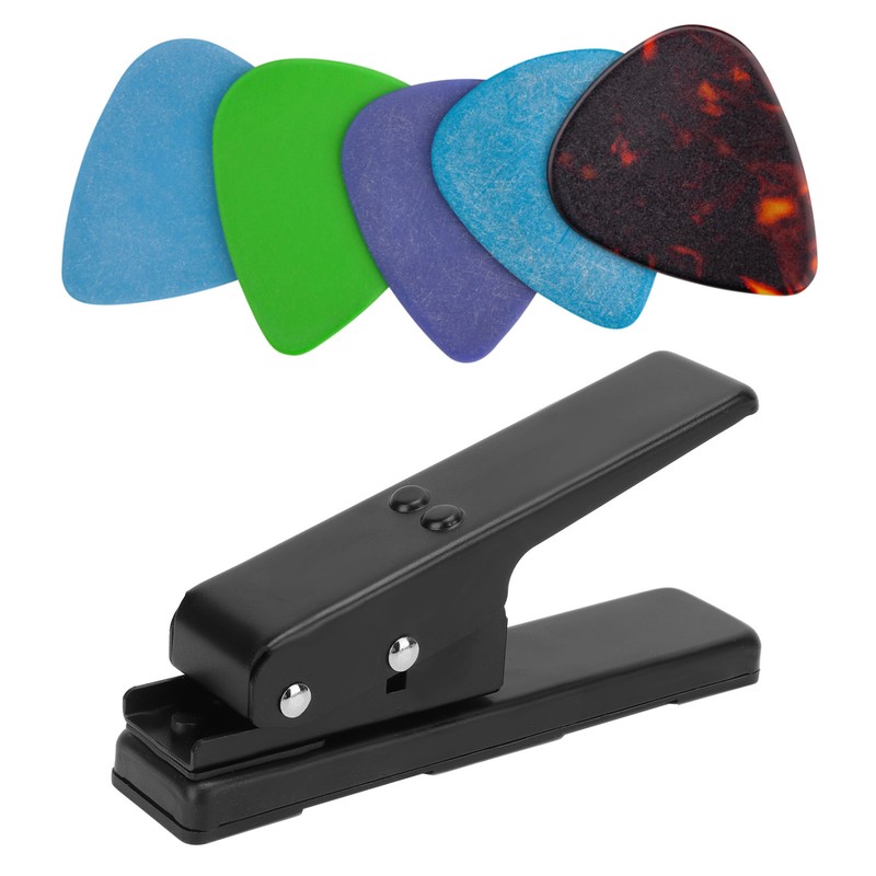 Guitar Pick Maker Black Portable Guitar Pick Punch Cutter with