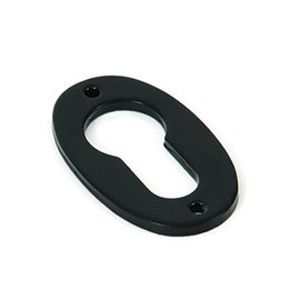 From the Anvil 33830 Oval Euro Escutcheon-Black