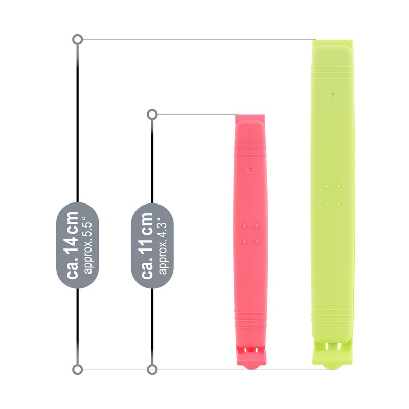 com-four® Plastic Sealing Clips - Sealing Clips in Various Sizes