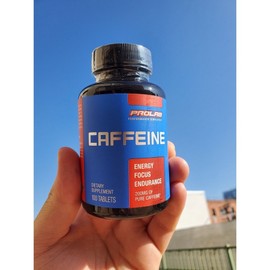 ProLab Caffeine 200 mg, 100 packets, 1 unit, 100 tablets / ProLab 카페인 200 mg, 100개입, 1개, 100정