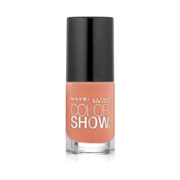 Maybelline New York Color Show Nail Lacquer, Pretty In Peach, 0.23 Fluid Ounce