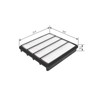 Bosch F026400296 Air Filter, Set of 2