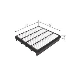 Bosch F026400296 Air Filter, Set of 2