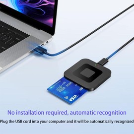 CAC Smart Card Reader for Government ID, National ID, Military CAC, SIM/SD/TF Card Adapter 32/64 bit OS Compatible