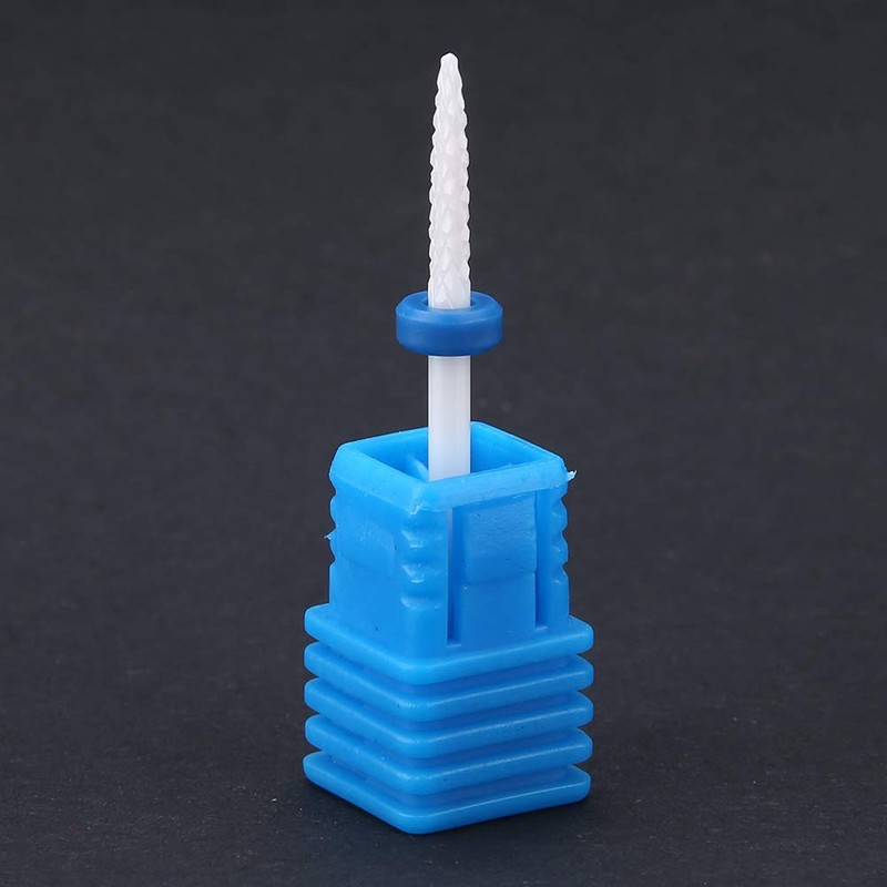 5 Type Pedicure Nail Drill Bit,Ceramic Nail Polishing Bits Cylinder
