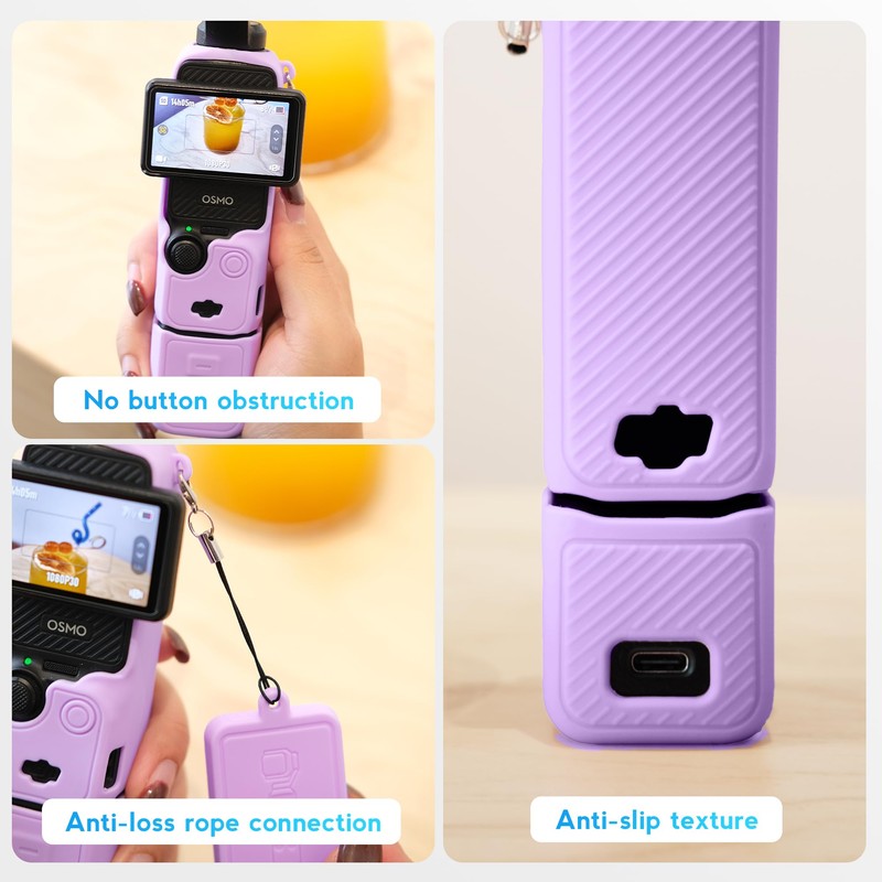 TYUANDOUER - Funda de bolsillo 3, funda protectora de silicona