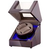 Lenway Double Watch Winder Super Quiet，Watch Rotator,Automatic Watch Winder Four