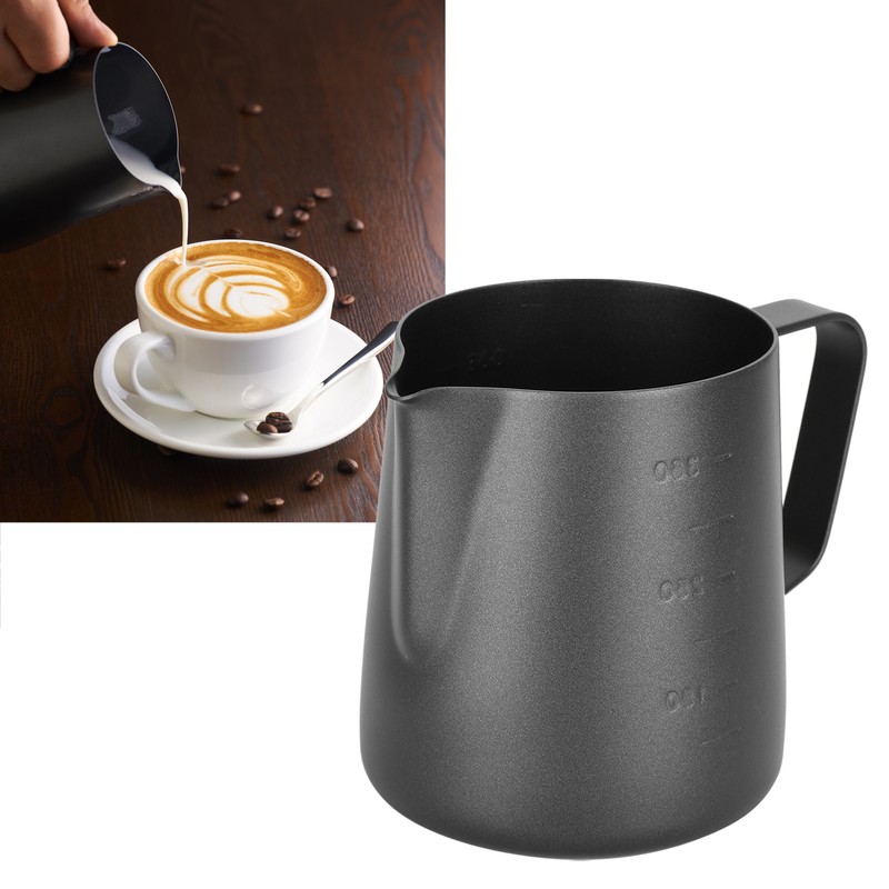 Frothing Cup Pitcher with Dual Scales Thicken Coffee Latte Art