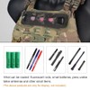 Tactical Glow Stick Pouch Chemlight Pen Holder Flashlight Battery Organizer