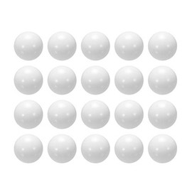 sourcing map POM Coin Ring Balls Plastic Bearing Ball 10 mm Pack of 20