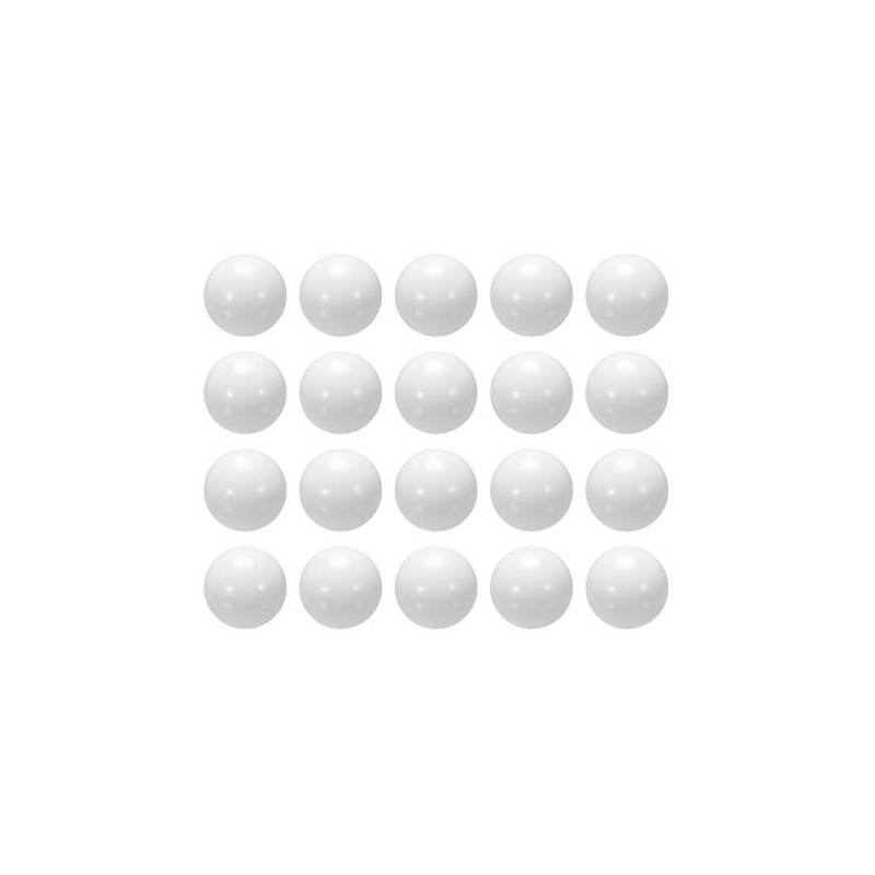 sourcing map POM Coin Ring Balls Plastic Bearing Ball 10