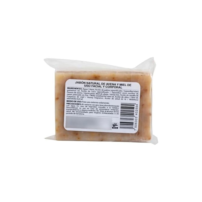 NEEM ERFRE Pack de 3 jabon natural de avena y