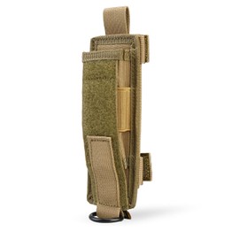 VIPERADE Tactical Flashlight Holster, Molle Flashlight Holder for Belt, Flashlight Pouch, Open Top Flashlight Holder for Vertical & Horizontal Carrying