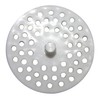 Lasco 02-4021 White Plastic Disposal Sink Strainer,Fits Most,Carded - Quantity 6