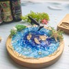 FUNSHOWCASE Juego de posavasos de madera de resina epoxi, kit
