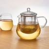 HARIO CHC-70T Leaf Teapot Clear, 23.7 fl oz (700 ml)
