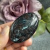 1pcs Arfvedsonite Palmstone Worry Stone Healing Crystal Meditation Reiki Gifts