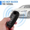 WORCAS 2 Pcs Key Fob Case Carbon Fiber Pattern Silicone
