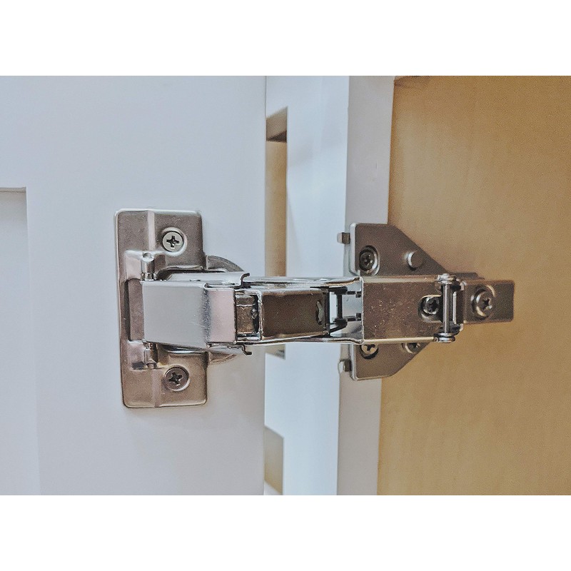 165 Degree Full Overlay Screw-On Lazy Susan Cabinet Hinge with