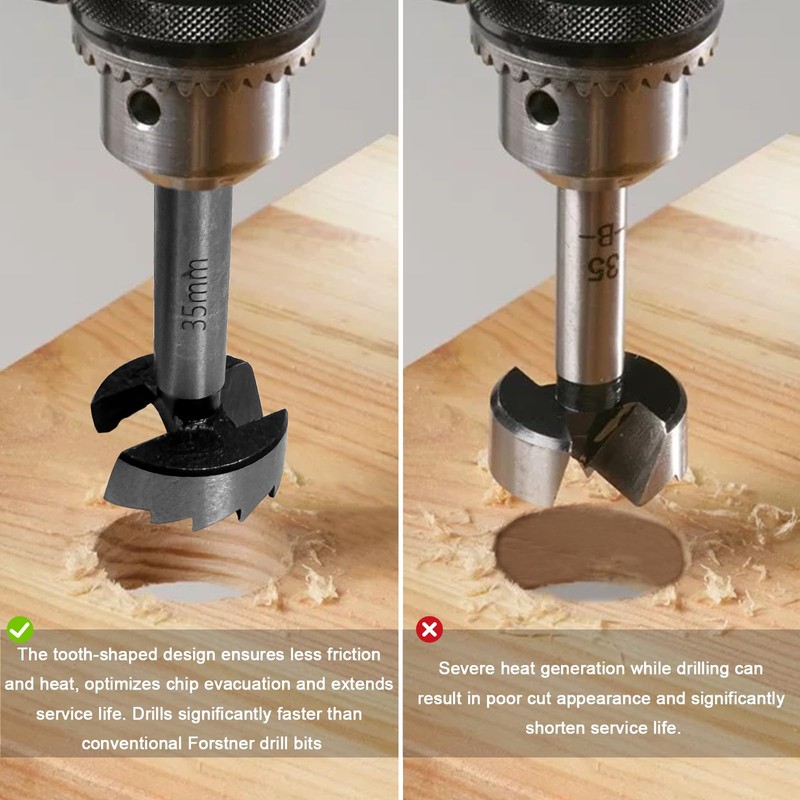 Forstner Drill Bit 60 mm for Hard and Softwood, Forstner